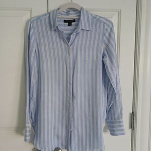 Banana Republic Tunic Light blue/white stripes. XS